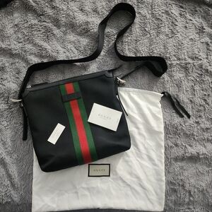Gucci Techno Canvas Messenger Bag
